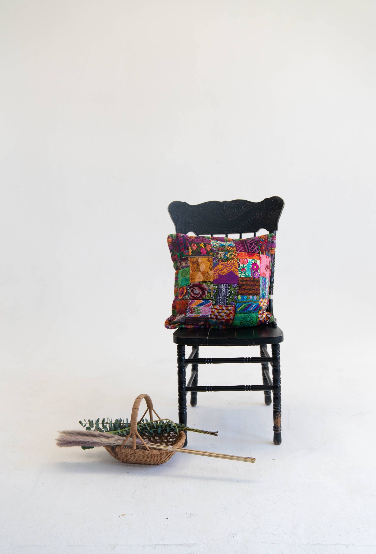 Holbox Mexico Mixed Pattern Throw Pillows- Pink Pueblo Designs