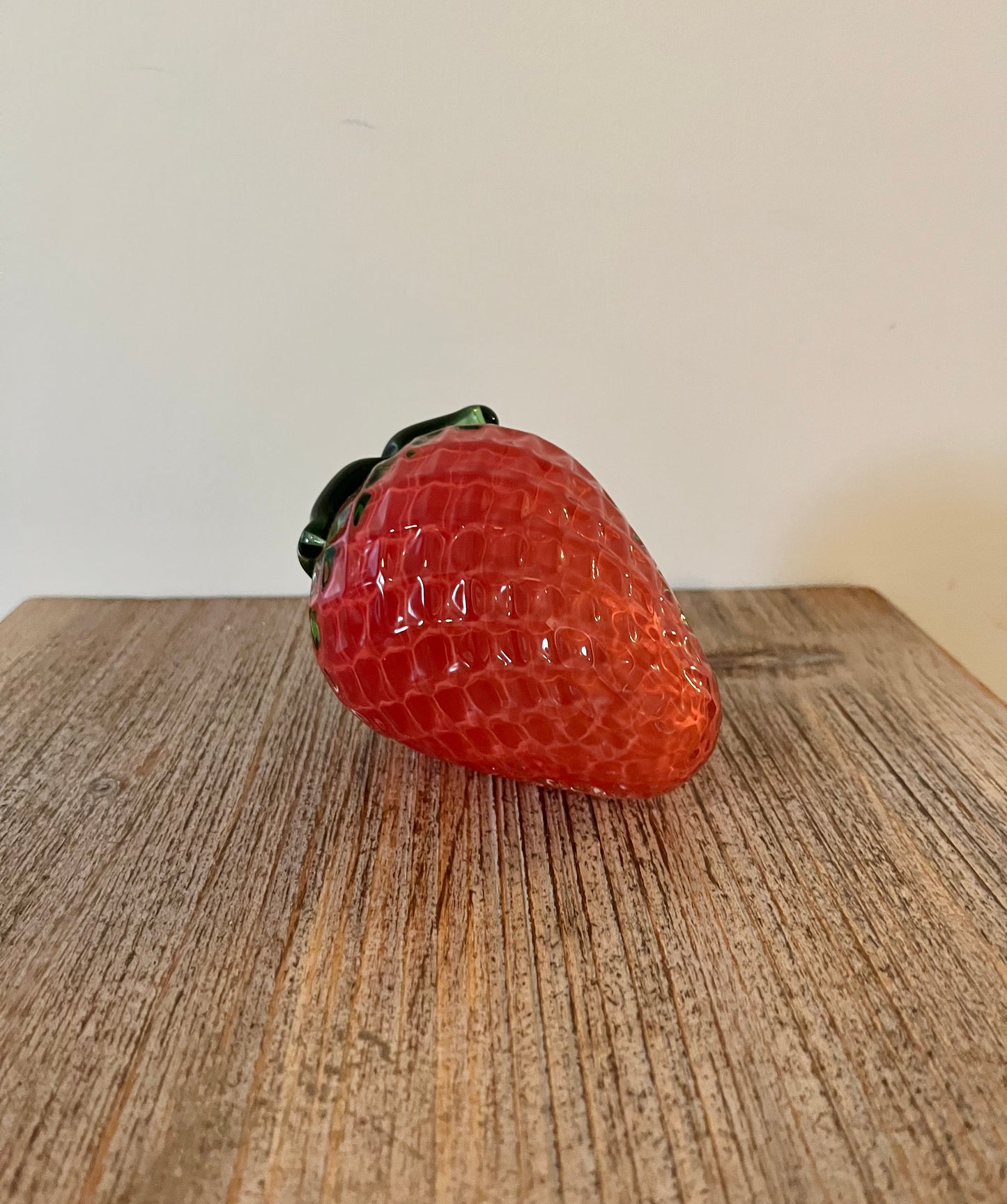 PPD vintage glass strawberry