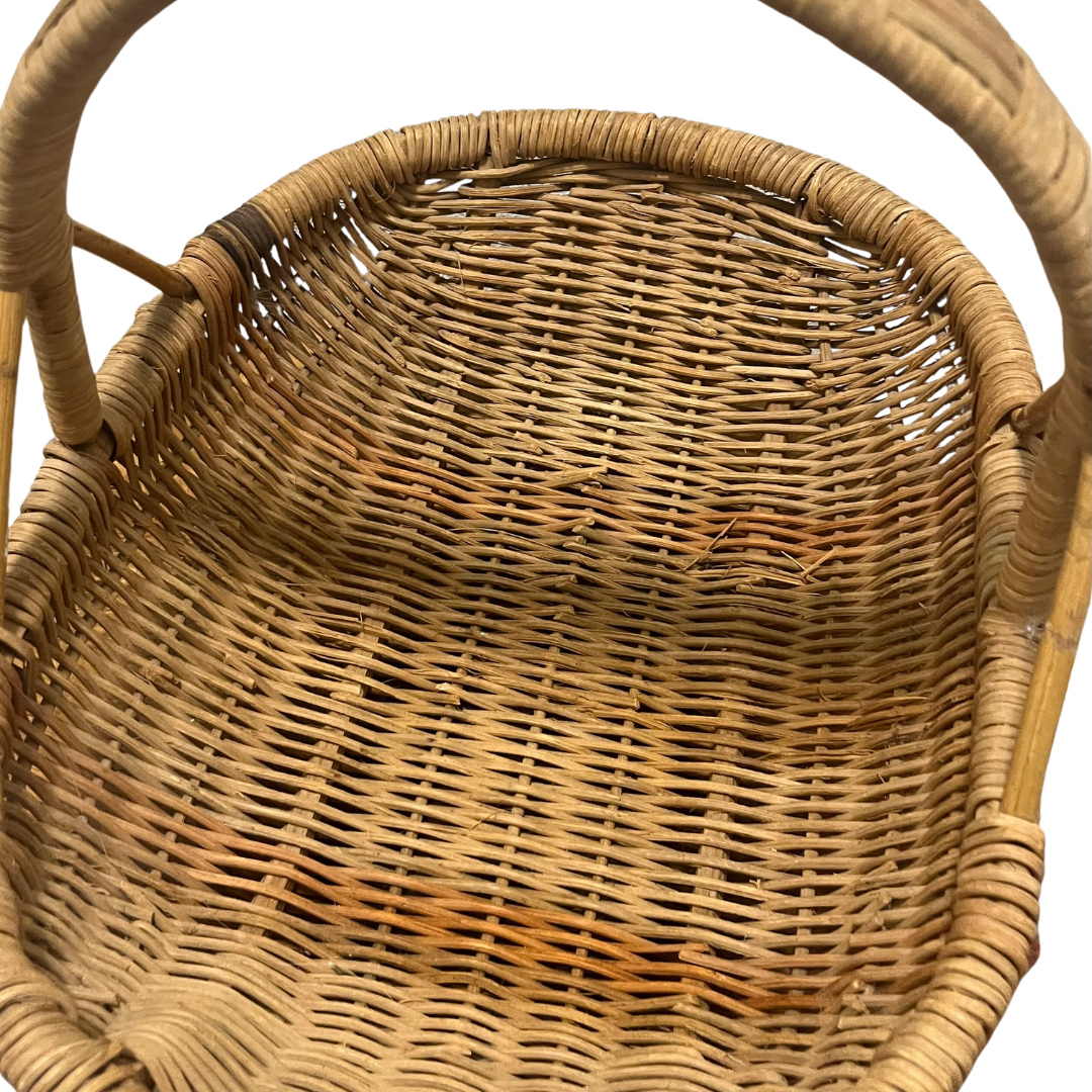 Woven Basket with Handle Inside basket 