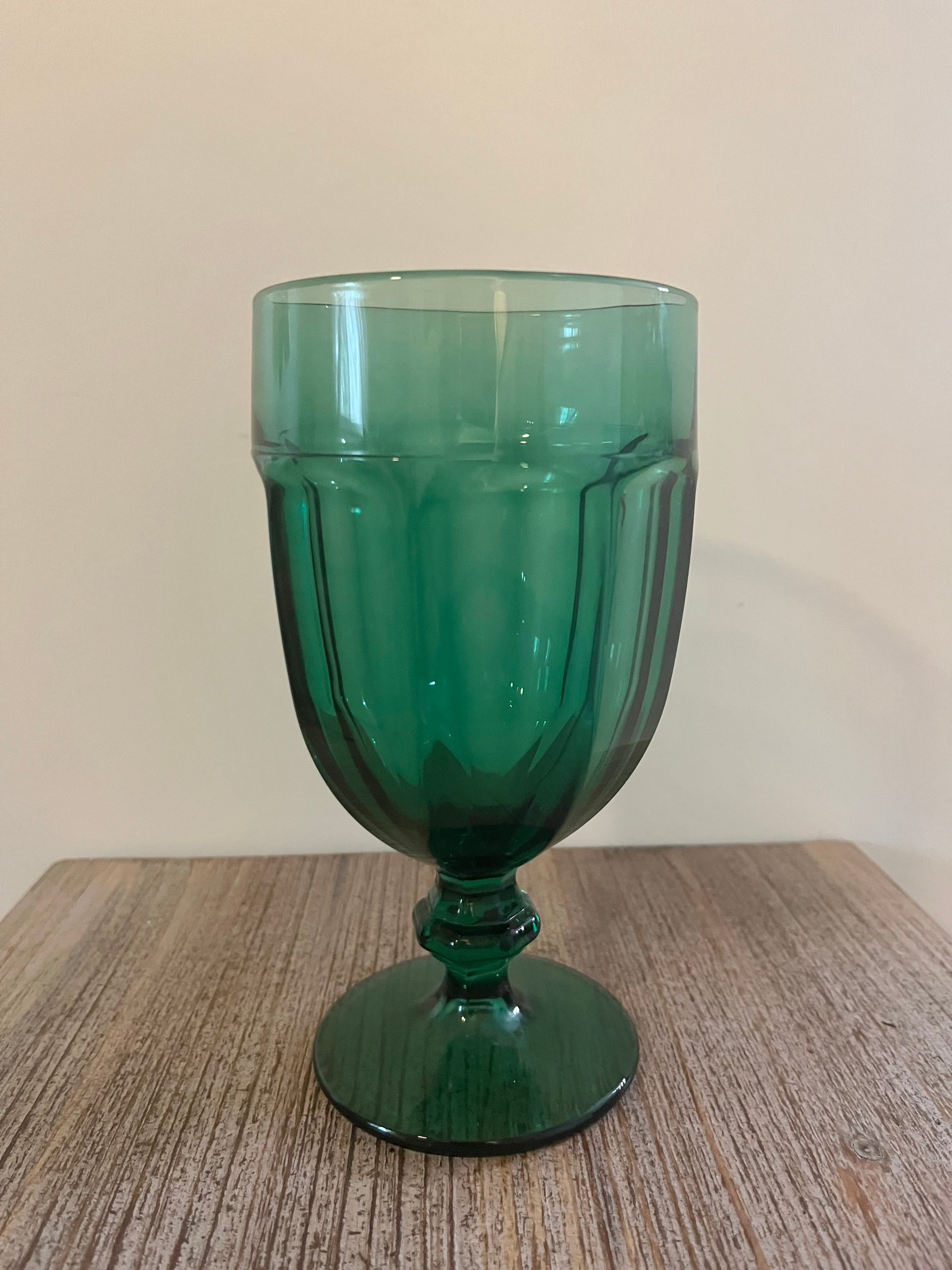 Fostoria Argus Stem Wine Green Glass