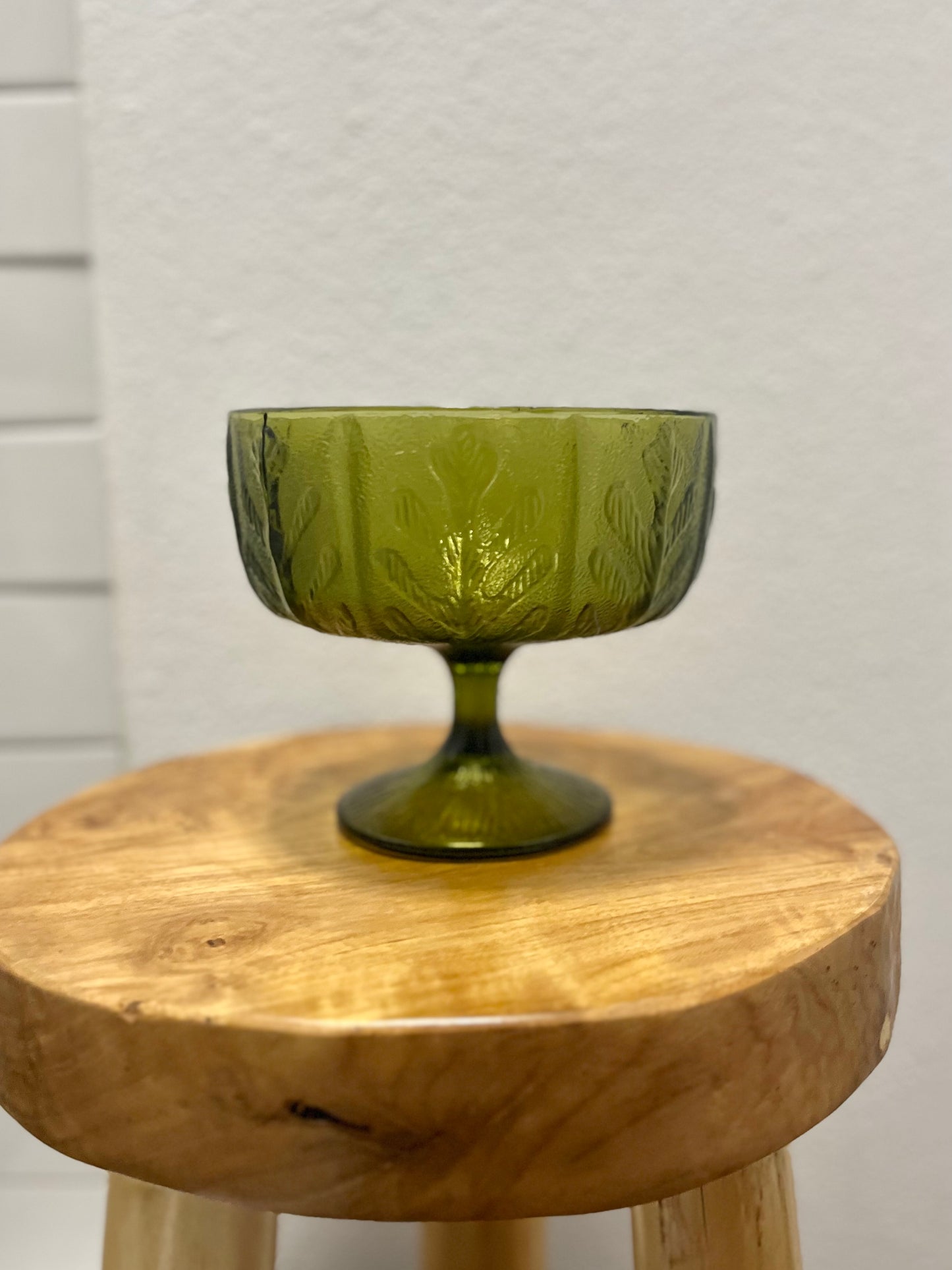 Vintage green candy bowl