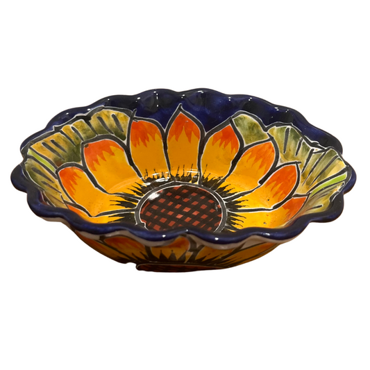 Product shot Sunflower Mexico Pottery Trinket Dish